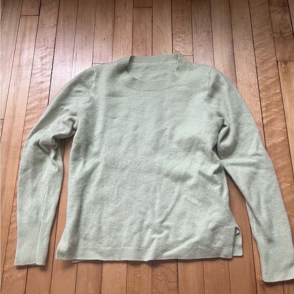 Light Green Cashmere Sweater